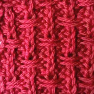 Broken Rib Slip Stitch