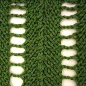 chevron lace stitch