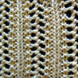 Elaborate Vertical Lace Stitch - Purl Avenue