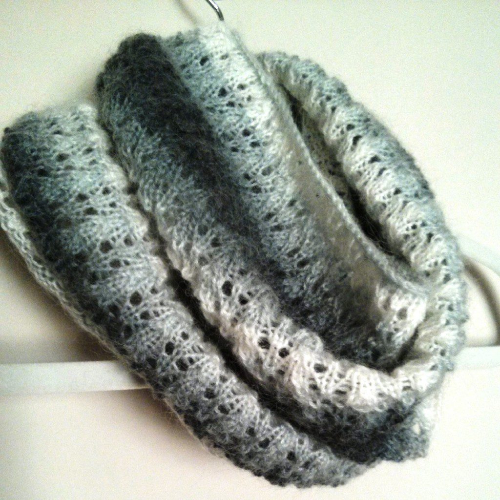 Simple Mohair Lace Scarf