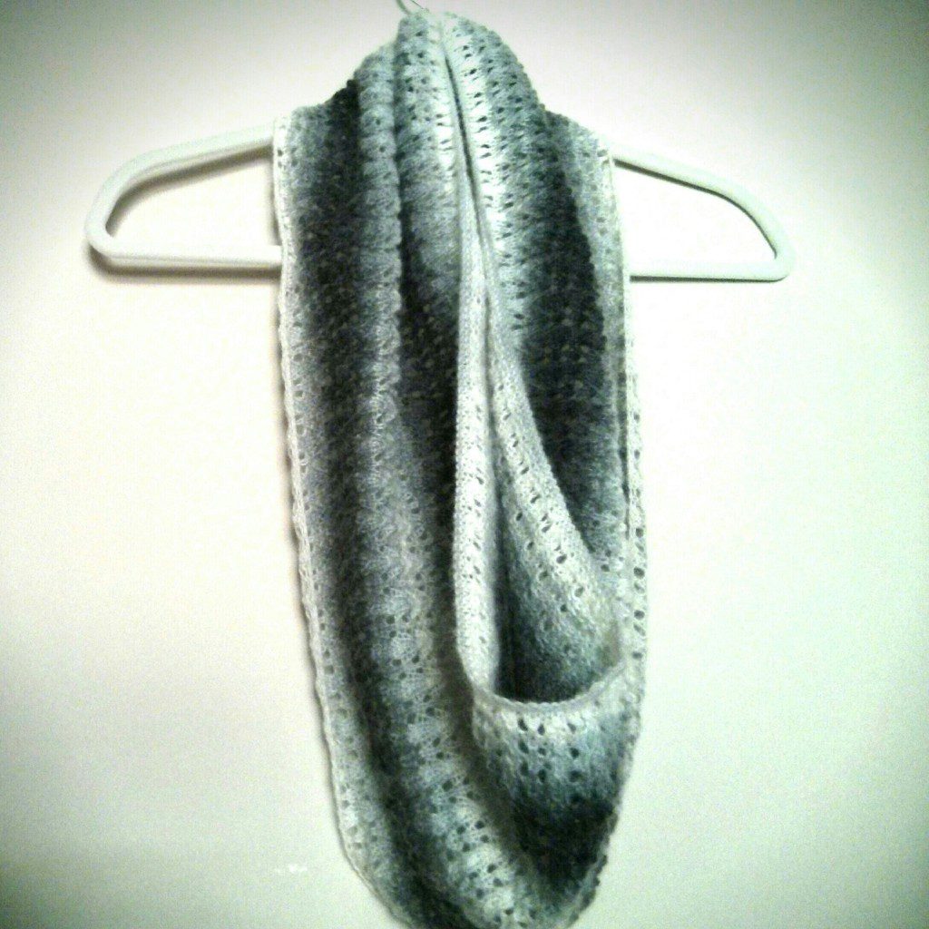 Simple Mohair Lace Scarf Length