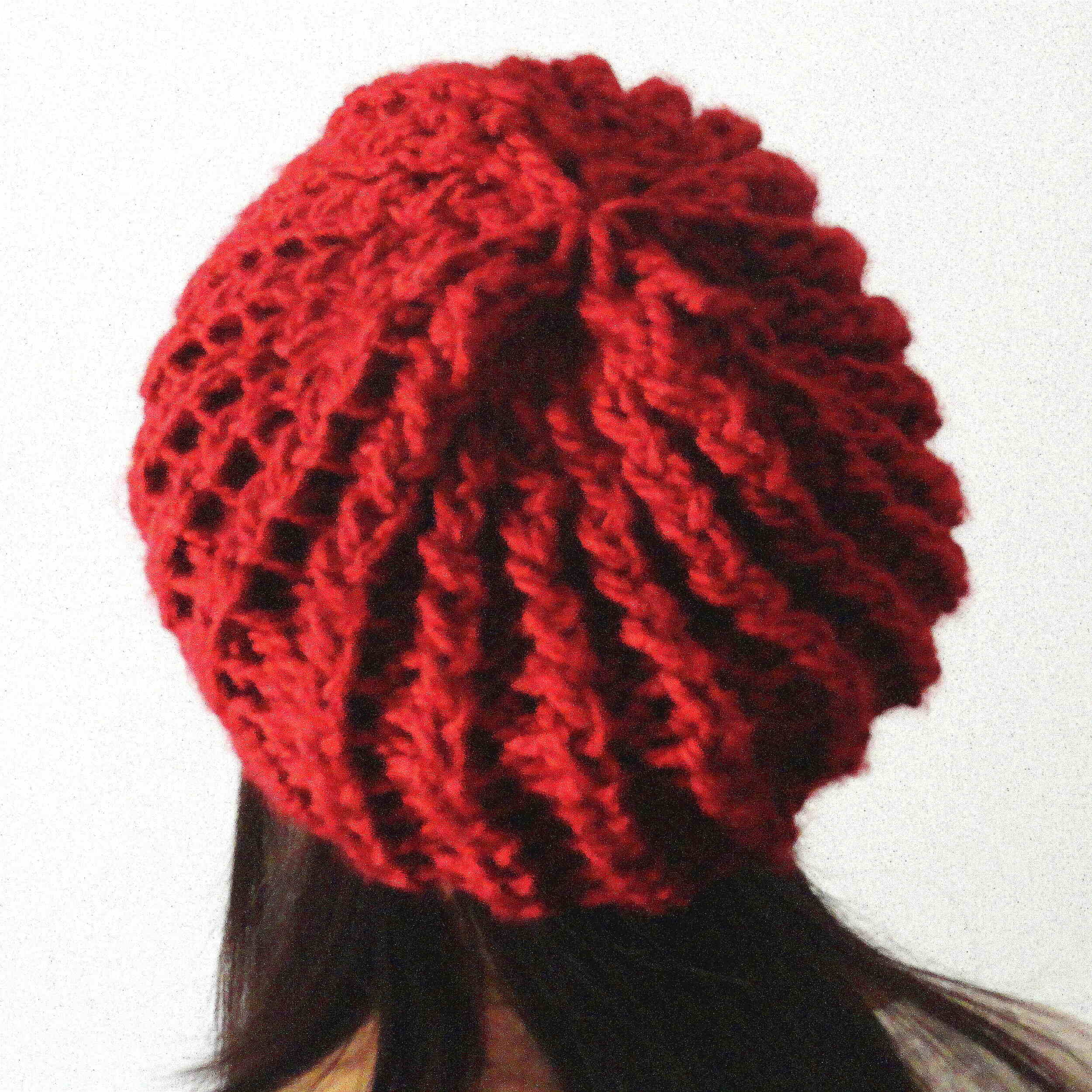 Rick Rack Slouchy Hat Back