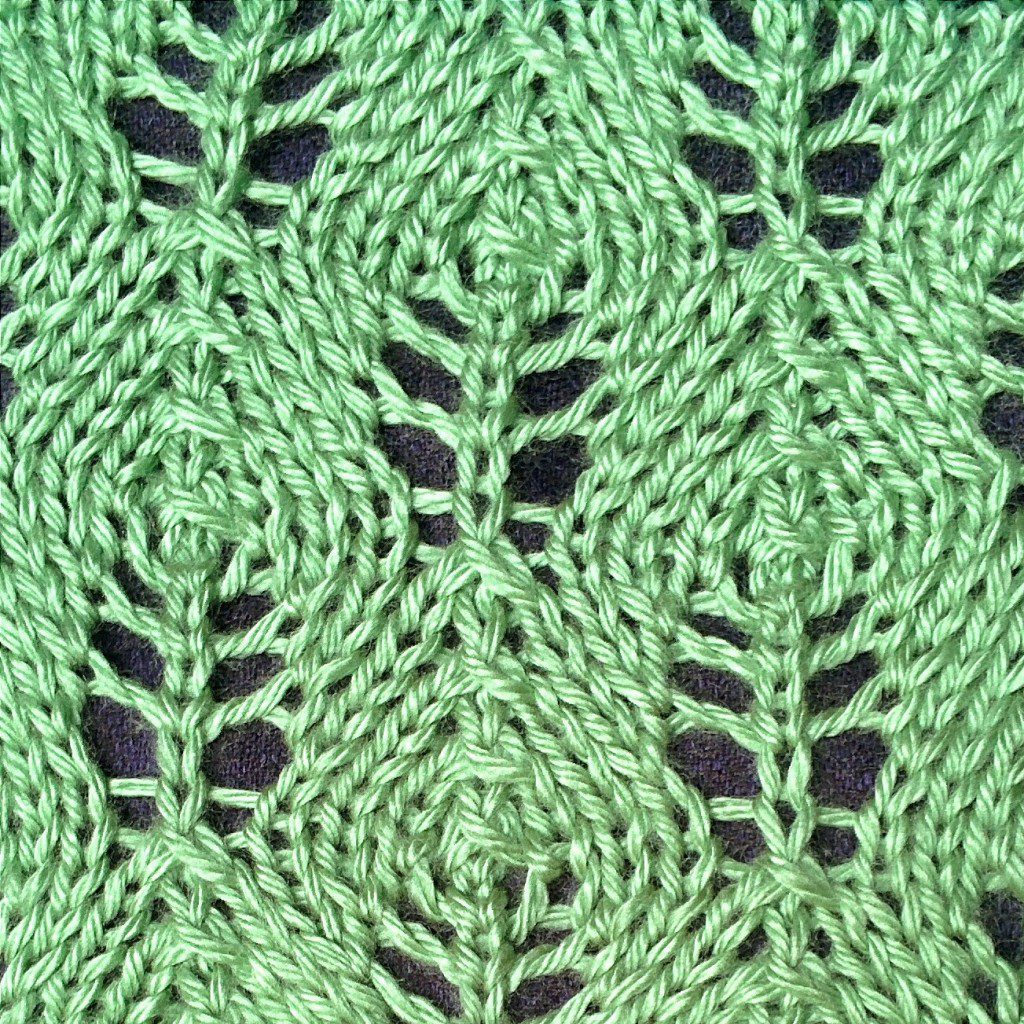 flower bud lace stitch