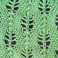flower bud lace stitch