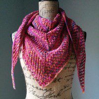 Casual Lace Knit Shawl