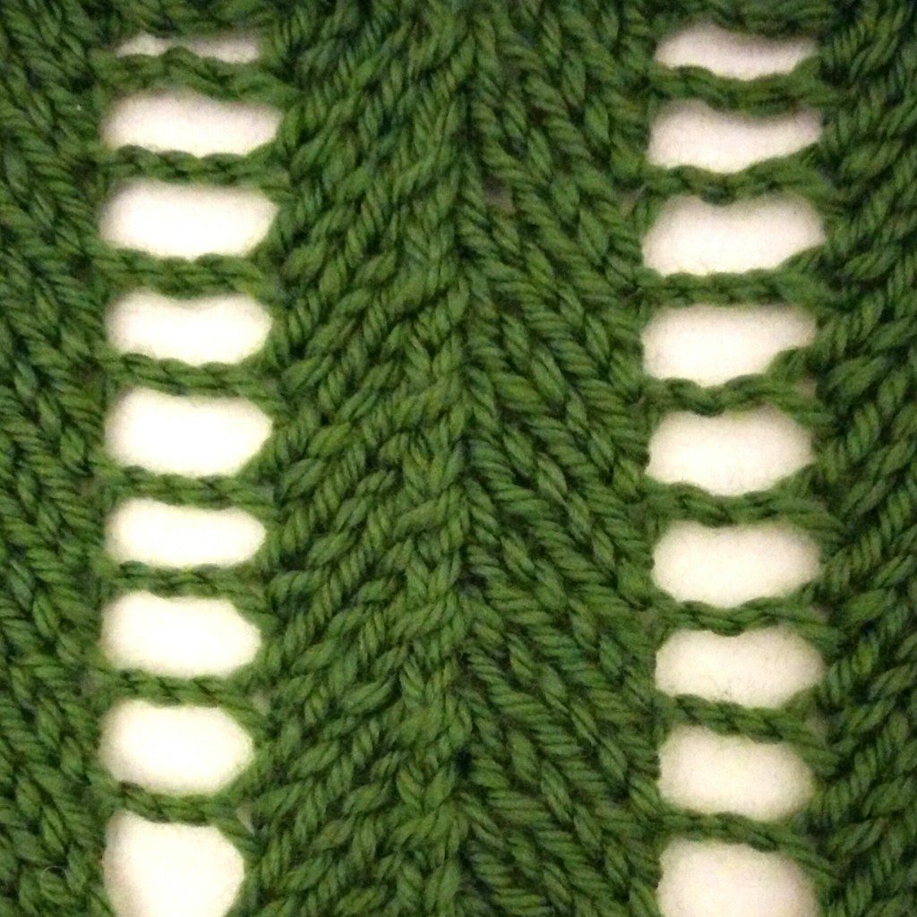 chevron lace stitch