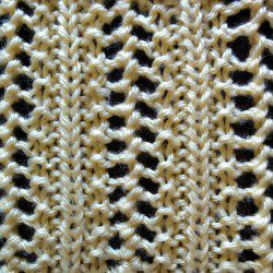 Elaborate Vertical Lace Stitch - Purl Avenue