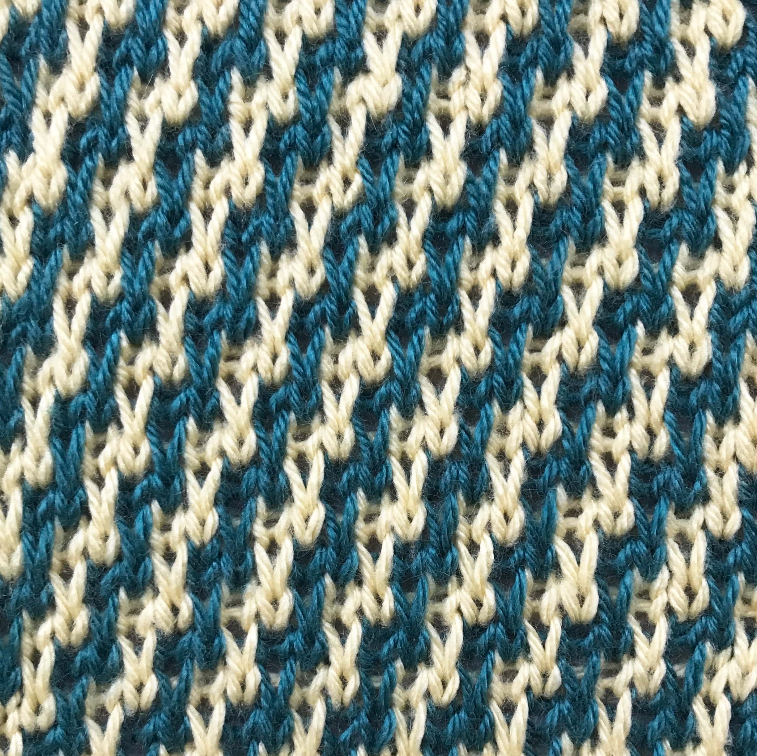 Diagonal Stripes Stitch - Purl Avenue