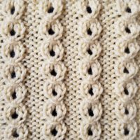 Tiny Eyelet Cables Stitch