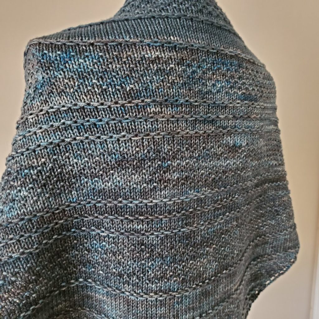 Riley Triangle Shawl detail