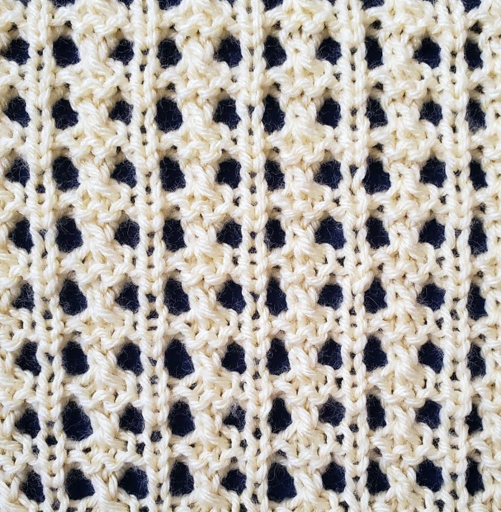 Textured Lace Columns stich