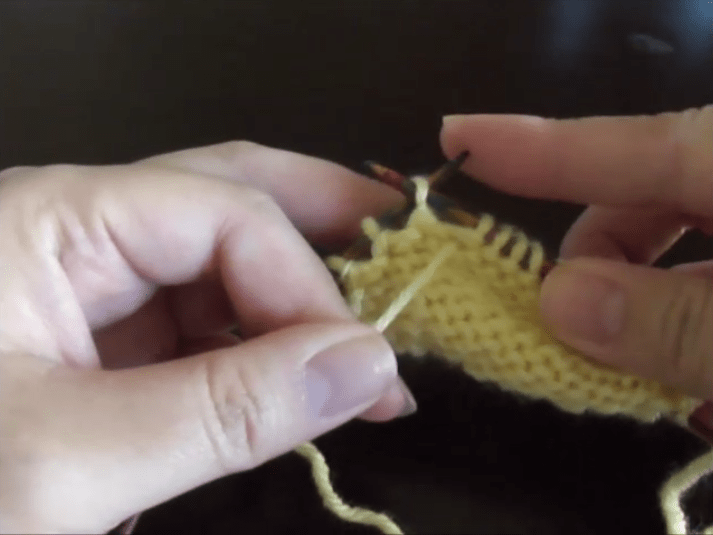p enc slip stitch