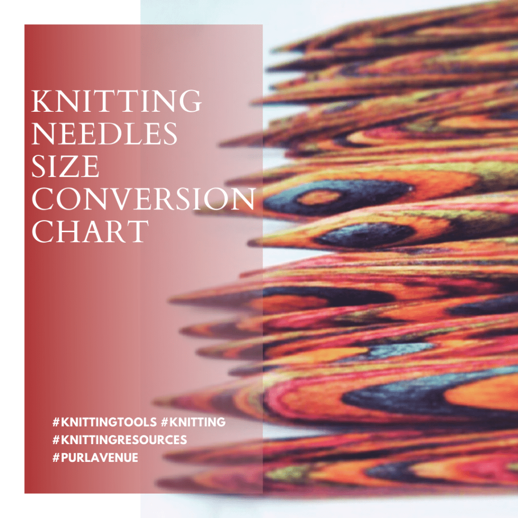 knitting needles size conversion chart