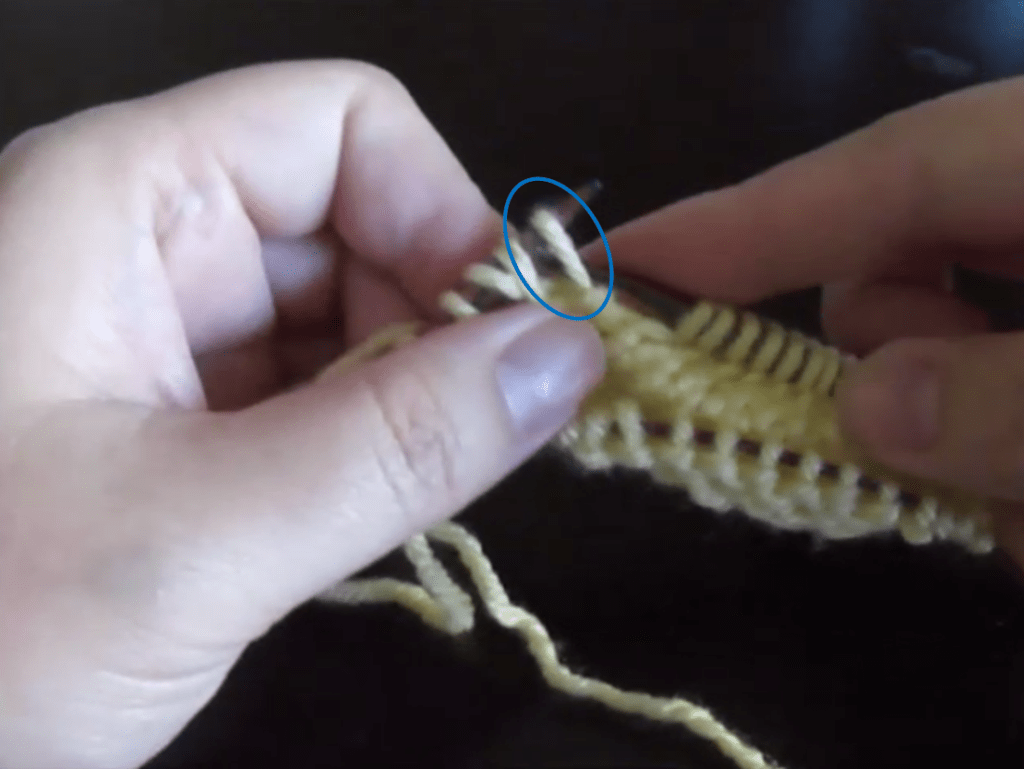 knit encroachment step 3