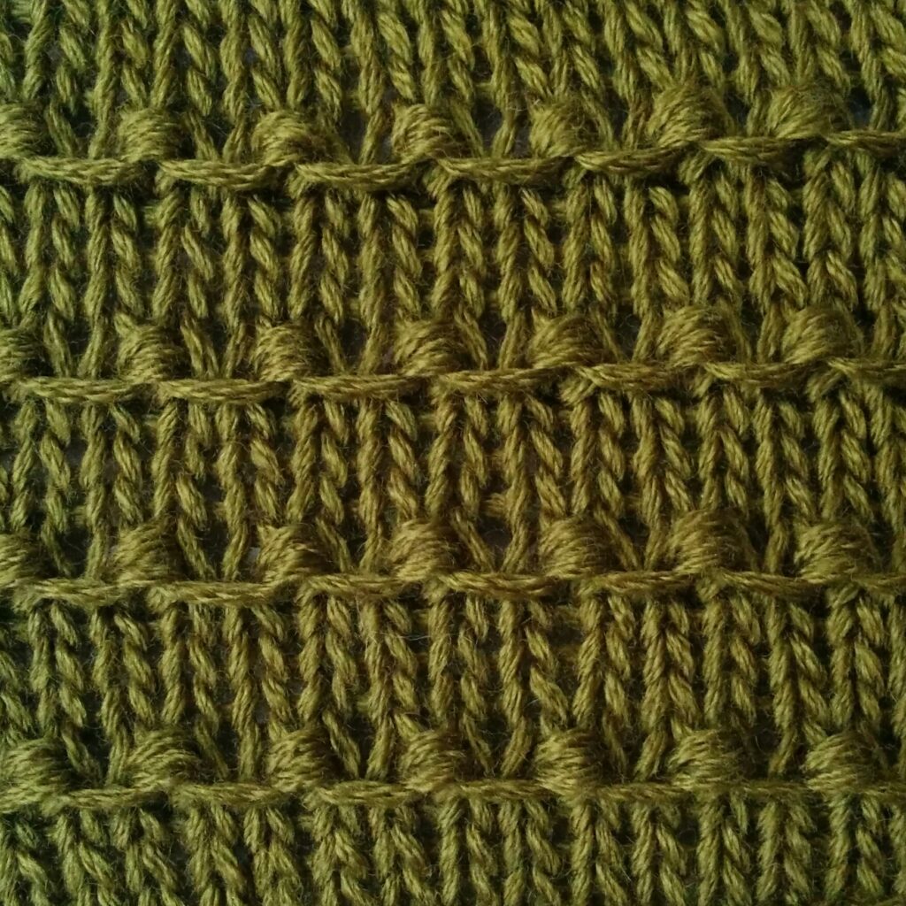 tiny bobbles stitch