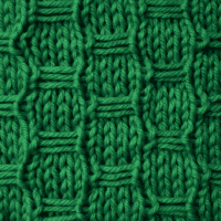 Woven Ladders Stitch in the round