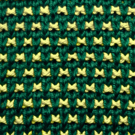 Speckled Slip Stitch – in the round