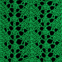 Fancy Horsehsoe Stitch - in the round | Purl Avenue