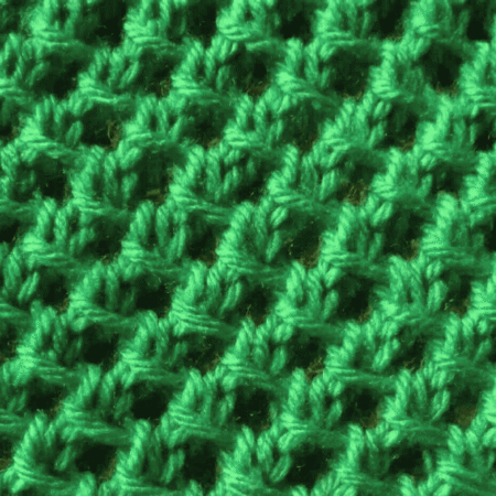 Irish Mesh Stitch – in the round