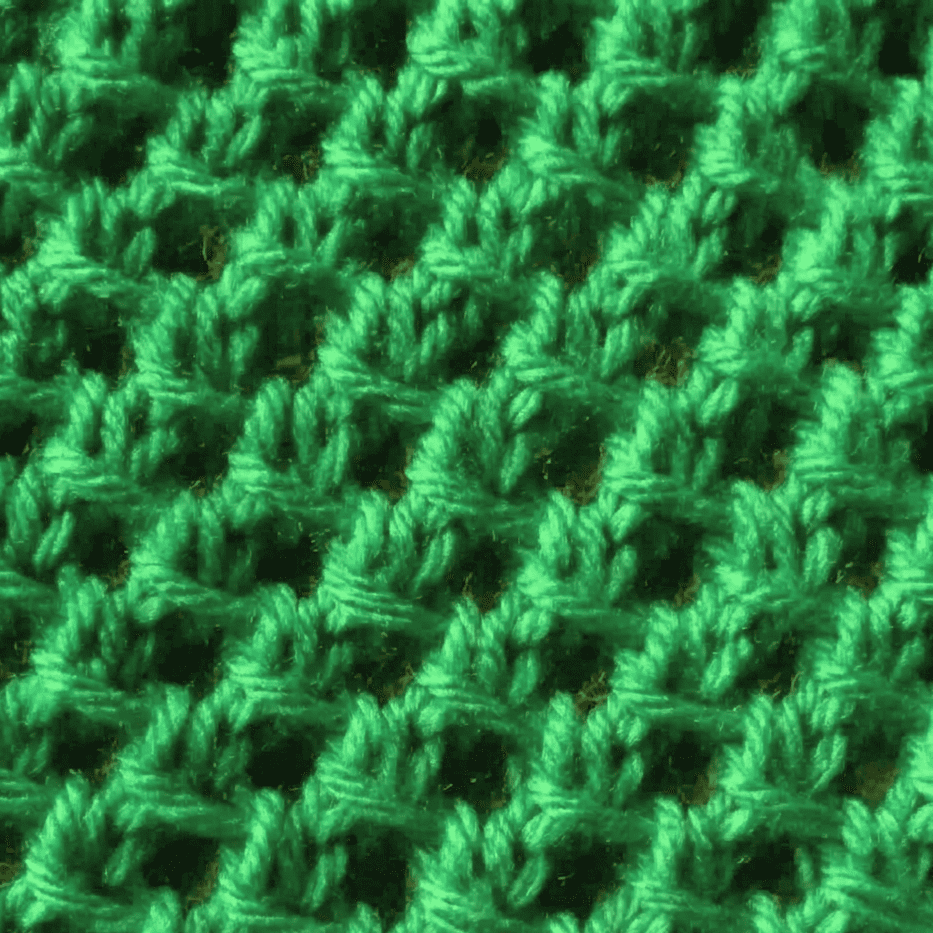 Irish Mesh Stitch - in the round | Purl Avenue