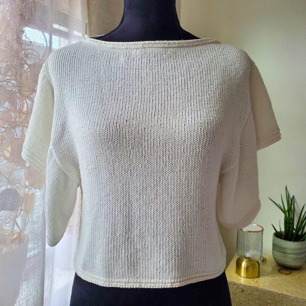 Madeleine Blouse front view | Purl Avenue