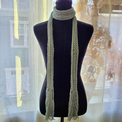 Skinny Lace Scarf Revisited