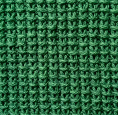 Jute Stitch in the round